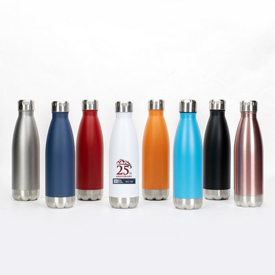 Stainless Steel Coke Vacuum Insulated Water Bottle 9Oz/ 12Oz/ 17Oz/ 25Oz