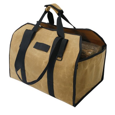 Canvas Firewood Log Carrier Bag