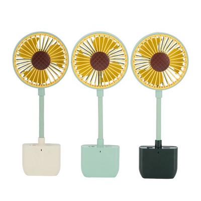 Rechargeable Sunflower Clip Mini Fan