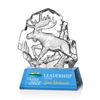 VividPrint™ Award - Ottavia Moose/Sky Blue 7½"