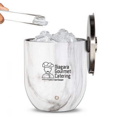 Snowfox® Marble Ice Bucket