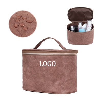 Large Capacity Tyvek Barrel Cosmetic Bag