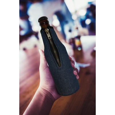 Denim Beer Bottle Cooler