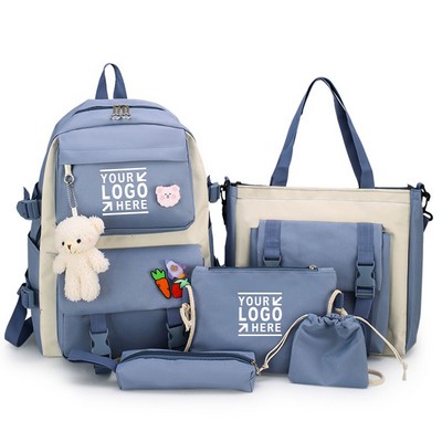 5 in 1 Laptop Backpack Bag Set