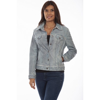 Ladies Leather Jean Jackets