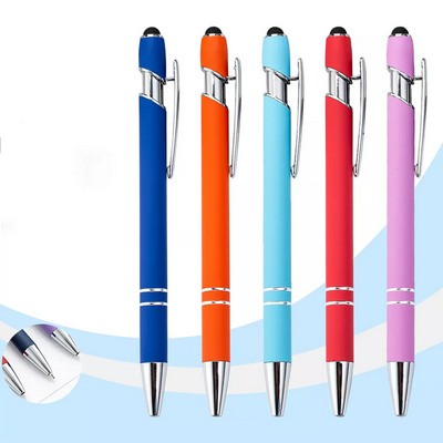 Cute Design Metal Ballpoint Pen With Touch End