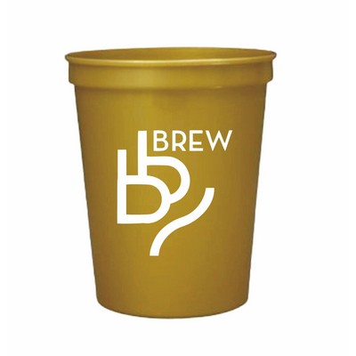 16 Oz. Gold Stadium Cup