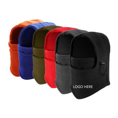 Fleece Neck Winter Face Hat