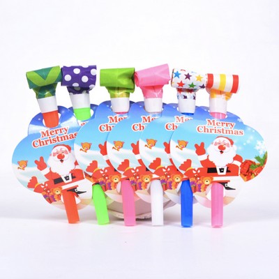 6pc Blowout Plastic Noisemakers