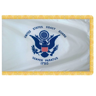 Coast Guard 3' x 5' Nylon with Pole Hem and Fringe