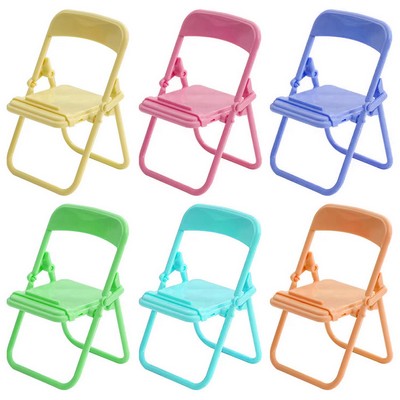 Mini Folding Chair Cell Phone Stand