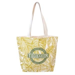 Recycled Canvas Open Tote Bag