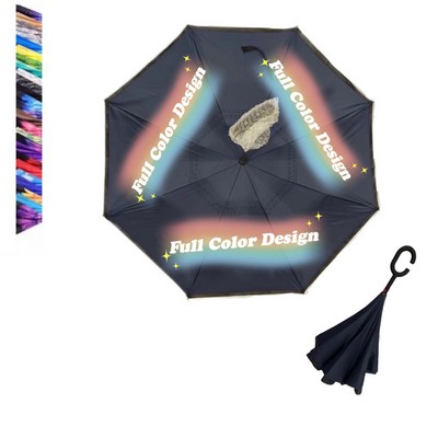 49" Full Color Inverted Umbrella