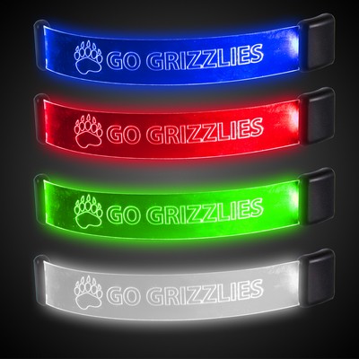 Multi Color Pad Printed LED Magnetic Bracelet