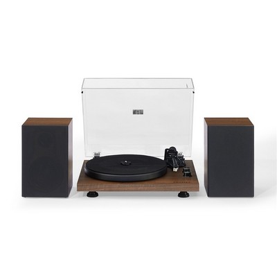 Crosley C62 Record Player with Speakers - Walnut