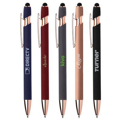 Rose Gold Rubber Stylus Pen