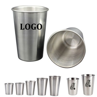 16 OZ Single Layer Stainless Steel Drinking Cup