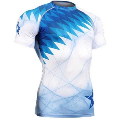 Men's Compression Sublimation Short Sleeve Shirts