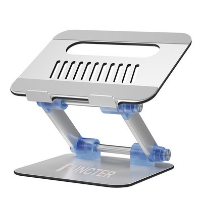 Ergonomic Push-Button Laptop Holder ( No More Than 17.3'' )