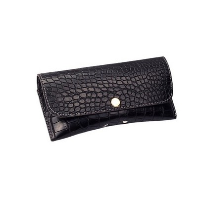 Stylish Faux Leather Glasses Case