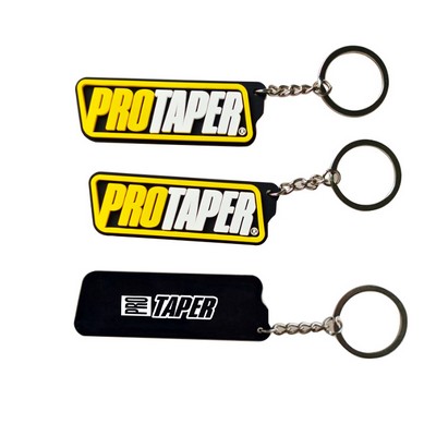 2D Embossed PVC Keychain