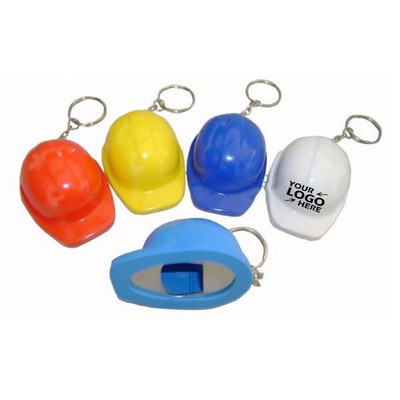 Helmet Shape Bottle Opener Keychain