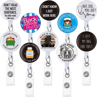 Printed Retractable Badge Reel Holder