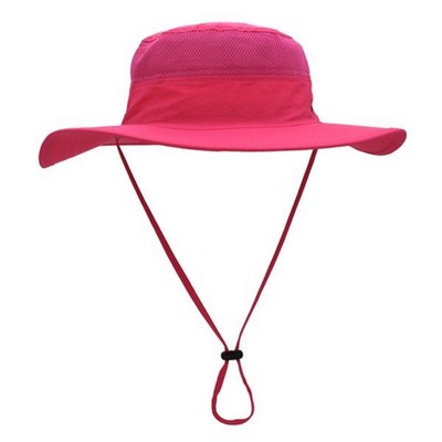 Wide Brim Bucket Hat