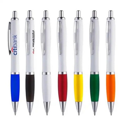 Pressed Gripper Ballpoint Pen