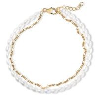 Jilco Inc. Yellow Gold Plated Pearl Bracelet