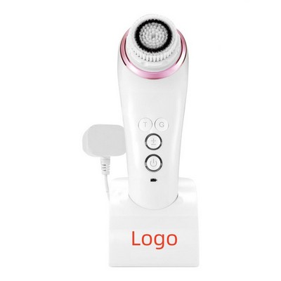 3 in 1 Rechargeable Facial Cleansing Brush Face Scrubber