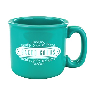 15 oz. Solid Aqua Campfire Mug