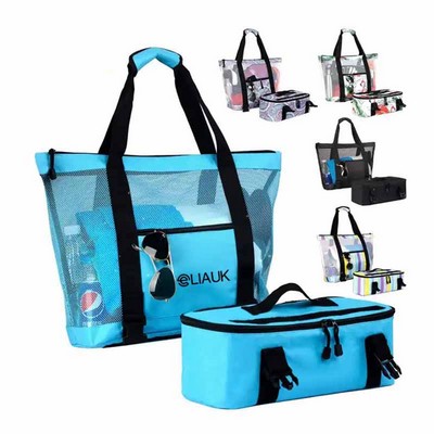 Detachable Beach Tote Bag Cooler