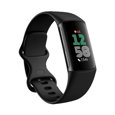 Fitbit Charge 6 Advanced Health Tracker - Obsidian/Black Aluminum