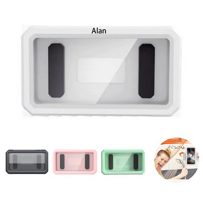 Waterproof Rotatable ABS Shower Phone Storage Box