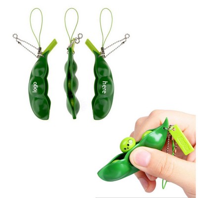 Creative Pea Pod Keychain