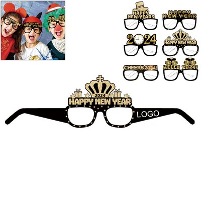 2024 New Year Glasses Set