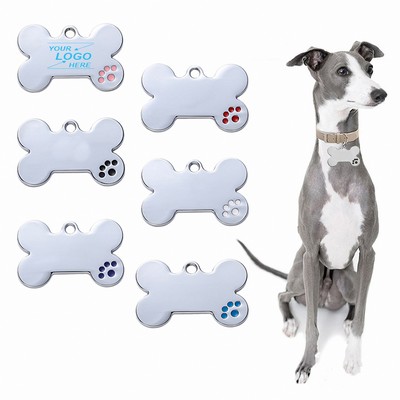 Personalized Bone Shape Metal Dog Tag