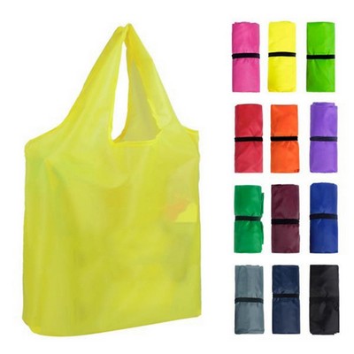 "Compact Foldable Reusable Grocery Tote: Eco-Friendly Convenience