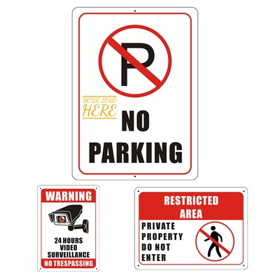 No Parking Door Signs