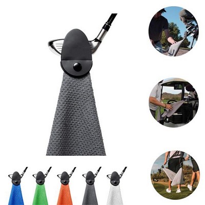 Magnetic Microfiber Golf Towel - Convenient Accessory