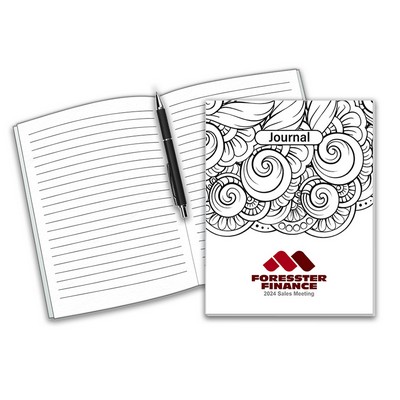 Coloring Journal Book - Digest Style 7" x 9"