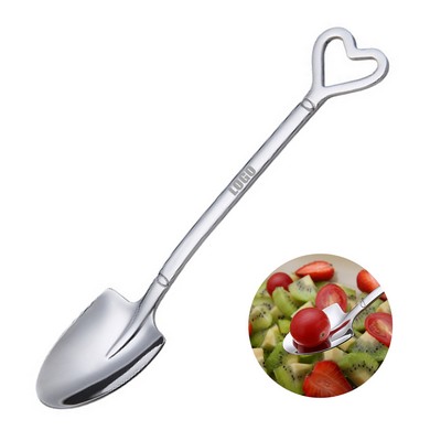 Spoon w/Heart-Shaped Handle