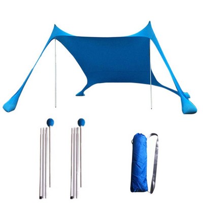 Portable Pop Up Beach Sunshade w/Carrying Bag (84''X68'')