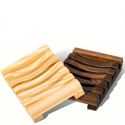 Handmade Natural Wood Soap Dish