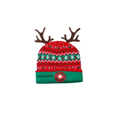 Knitted Colorful Cotton Moose Hat¡ª¡ªChristmas