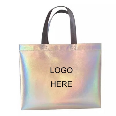 Iridescent Glossy Tote Bag