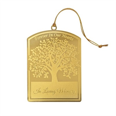 Gold Tree Of Life Memorial Ornament