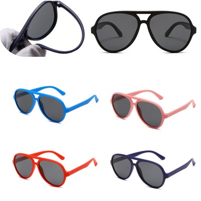 Rubber Frame Sunglasses