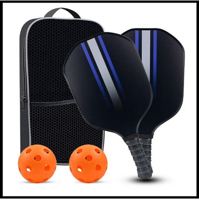 Pickleball Wood Paddle Set in Tote